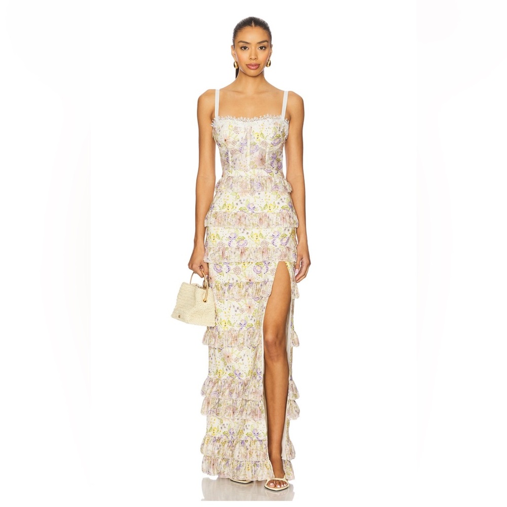 V. Chapman Cassia Maxi Dress Cordoba Print